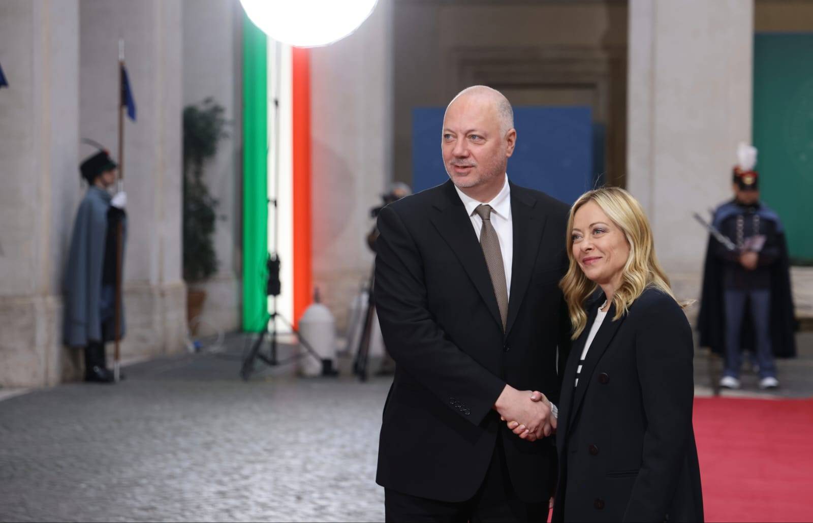 Росен Желязков и Джорджа Мелони